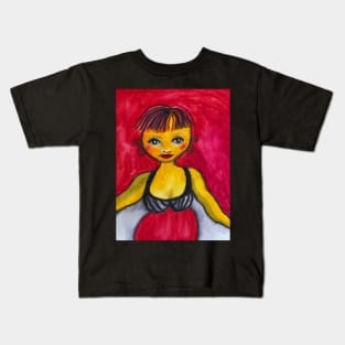 Crimson Lady Kids T-Shirt